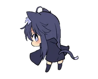 🐾 3c7c78cc Chibi, Anime, Neko, Kemonomimi, Manga, Kawaii telegram sticker