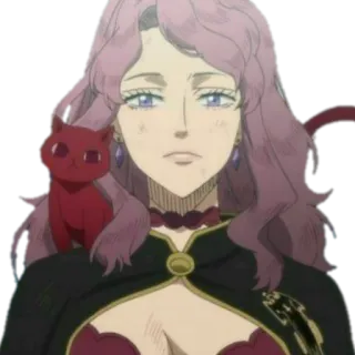 👀 57d17d9c Dorothy Unsworth Black Clover Anime, Personage, Dorothy Unsworth, Black Clover, Tovenaar, Magiër, Kat whatsapp sticker