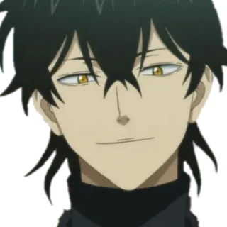 😏 bf46283f Yuno Black Clover Anime, Black Clover, Yuno, Magische Koning whatsapp sticker