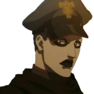 👀 c2724a6a Anime, Officier, Uniform, Man, Cartoon whatsapp sticker