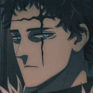 🖤 62cf6583 Lucifugus Anime, Karakter, Wajah telegram sticker