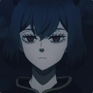 🖤 698f3993 Nero Black Clover Anime, Black Clover, Nero telegram sticker