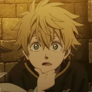 🤨 92e2559a Luck Voltia Black Clover Anime, Luck Voltia, Black Clover, Karakter, Manga telegram sticker