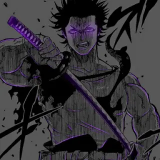 🥶 b42c08ca Yami Sukehiro Black Clover Anime, Pedang, Manga, Yami, Black Clover telegram sticker
