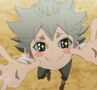 🌟 75258e27 Anime, Dziecko, Słodkie, Postać, Uśmiech, Szczęśliwy telegram sticker