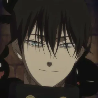 🌟 f4833bb9 Yami Sukehiro Black Clover Anime, Manga, Yami Sukehiro, Black Clover, Magia, Czarodziej telegram sticker