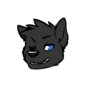😉 3510ff84 Furry, Antropomorfik, Kartun, Binatang, Kepala, Maskot telegram sticker