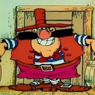 😄 3fc9cf7d pirate, dessin animé, personnage, mer, aventure whatsapp sticker