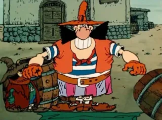 😁 899061cb Dessin animé, Pirate, Personnage, Animé, Vintage whatsapp sticker