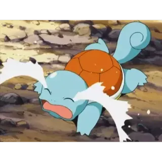 😭 74b3e678 Squirtle Pokemon pokemon, carapuce, pleurer, triste telegram sticker