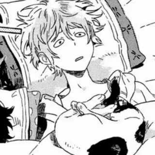 🖤 25f9ddc2 Anime, Manga, Personage, Kat, Bed, Leuk telegram sticker