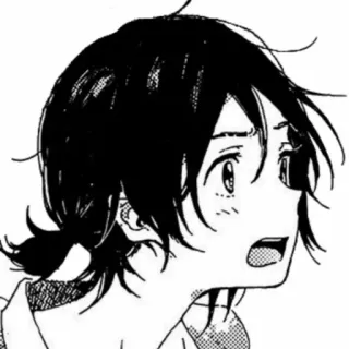 🖤 ff1914da Anime, Manga, Cartoon, Illustratie, Personage telegram sticker