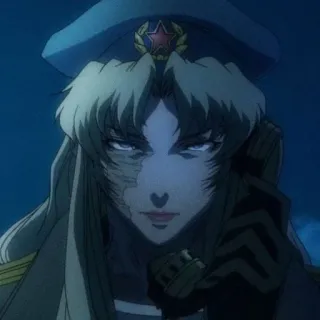 😠 f674128c Balalaika Black Lagoon Anime, Militär, Frau, Sowjetisch, Charakter, Balalaika whatsapp sticker