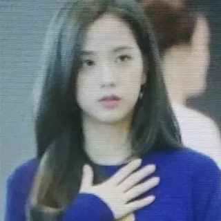 🤦‍♀️ 338b9f2a Jisoo Jisoo, Blackpink, K-Pop, cantante, mujer, celebridad whatsapp sticker