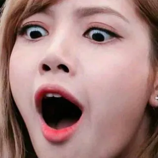 😮 70f26e63 impactada, mujer, sorprendida, boca abierta, expresión facial, emoción whatsapp sticker