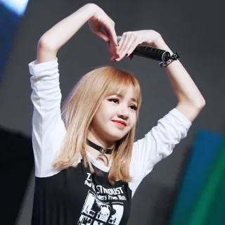 💖 9e78b006 Lisa K-pop, cantante, mujer, femenina, idol, música whatsapp sticker