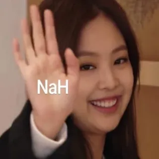 😕 075018a3 NaH wajah, melambai, salam, wanita, tangan, tidak telegram sticker