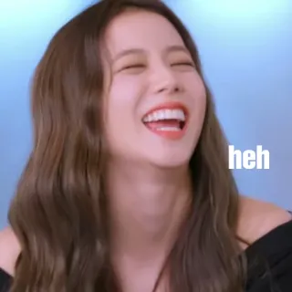 🙃 7ef1ff51 heh Meme, Lucu, Hehe, Tertawa, Ekspresi, Wanita, Potret telegram sticker