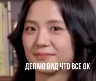 👌 95576c7c ДЕЛАЮ ВИД ЧТО ВСЕ ОК Meme, Rusia, Lucu, Reaksi, Berpura-pura, Tidak apa-apa, Sarkasme telegram sticker