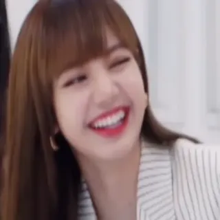 😉 daf36d7a Lisa kpop, lisa, penyanyi, imut, selebriti, idola telegram sticker