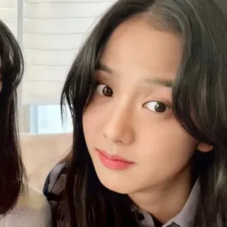 🤨 db8fd6f3 wanita, potret, wajah, asia, gadis, orang, selfie telegram sticker