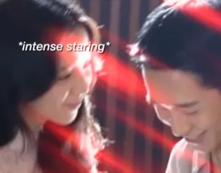 😒 de0d2b52 *intense staring* menatap, intens, orang, pasangan, cinta telegram sticker