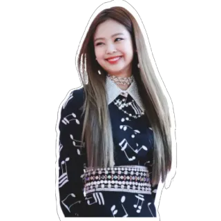 😀 baed5b97 Jennie Kim ジェニ, K-POP, BLACKPINK, 韓国, 歌手, アイドル whatsapp sticker