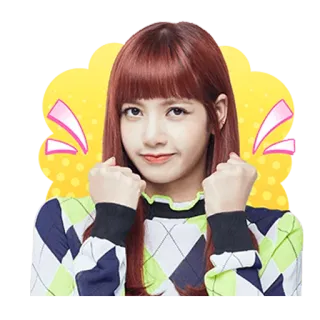 ✊️ 15b3f7fc Lisa kpop, lisa, blackpink, cantante, musica, donna, carina whatsapp sticker