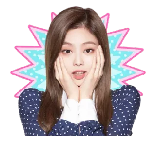 😱 5cfc9f09 Jennie kpop, cantante, donna, celebrità, ritratto, scioccata whatsapp sticker