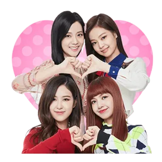 ❤️ 844add20 kpop, cuore, gruppo, donne, rosa, carino, kawaii, ragazze whatsapp sticker