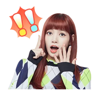😱 e2faae7c Lisa Lisa, K-Pop, Blackpink, cantante, celebrità, donna, esclamazione, sorpresa whatsapp sticker
