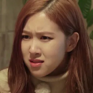 😐 7839b79c 表情, 脸, 女人, 厌恶, 鬼脸, 生气 telegram sticker