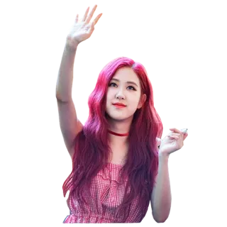 👋 1fa0f4aa Rosé kpop, rose, 歌手, 女性, 名人 telegram sticker