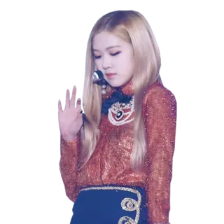 👋 83d3f5c0 Rose 玫瑰, 韩流, 歌手, 名人, 音乐 telegram sticker