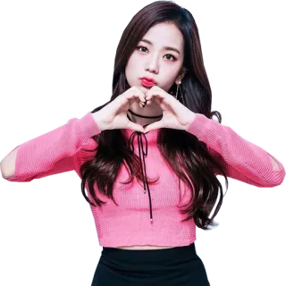 ❤️ 84b66cbc 心, 韩语, 韩流, 女人, 女孩 telegram sticker