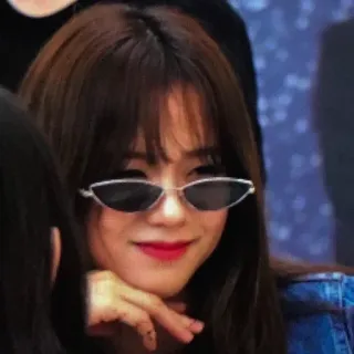 😎 75c60642 Frau, Sonnenbrille, Person, Porträt, weiblich, drinnen telegram sticker