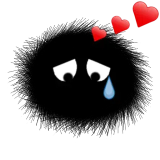 😿 280794bb 眼睛, 眼泪, 心, 悲伤, 情感, 黑暗 telegram sticker