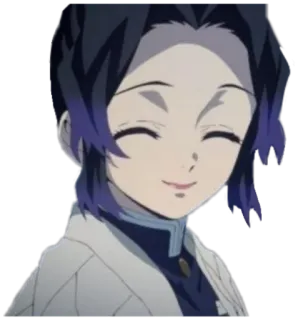 ☺️ 1d5a608c Shinobu Kocho Demon Slayer Anime, Demon Slayer, Shinobu Kocho, Manga, Uśmiech telegram sticker