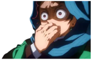 😱 b6baf36a Tanjiro Kamado Demon Slayer Anime, Postać, Demon Slayer, Zszokowany, Tanjiro Kamado telegram sticker