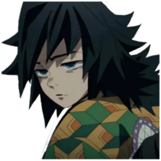 😞 ff0dca02 Giyu Tomioka Demon Slayer Anime, Demon Slayer, Giyu Tomioka, Postać, Manga, Miecz, Hashira telegram sticker