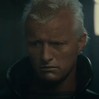 😔 41f161cf Roy Batty Blade Runner ภาพยนตร์, วิทยาศาสตร์, ไซเบอร์พังก์, ตัวร้าย, ปัญญาประดิษฐ์, ผู้ถูกสร้าง telegram sticker