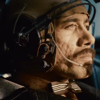 🗿 ae0ef259 นักบิน, นักบิน, วินเทจ, ผู้ชาย, เครื่องบิน telegram sticker