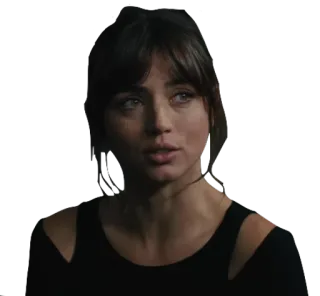 👧 2533464a женщина, портрет, актриса, Ана де Армас, человек, знаменитость whatsapp sticker