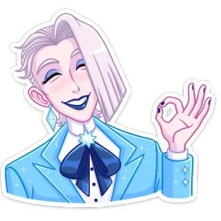 👩 b55c4824 漫画, キャラクター, ファッション, デジタルアート, ステッカー, アニメ, イラスト telegram sticker