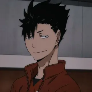 🌟 168a516e Kuroo Tetsurou Haikyuu!! anime, haikyuu, kuroo tetsurou, volleyball, manga telegram sticker