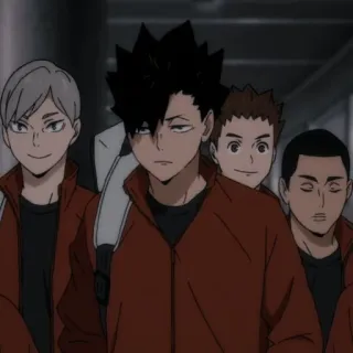 🌟 211f6331 anime, characters, group, uniforms, team telegram sticker