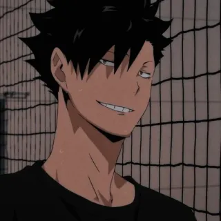 🌟 44445ced Kuroo Tetsurou Haikyuu!! anime, haikyuu, kuroo tetsurou, volleyball telegram sticker