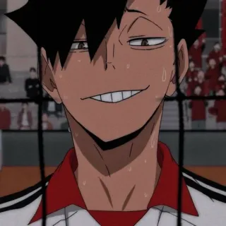 🌟 5735ac50 Kuroo Tetsurou Haikyuu!! anime, haikyuu, kuroo, volleyball, manga, character telegram sticker