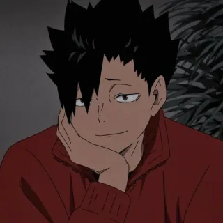 🌟 b63057b2 Kuroo Tetsurō Haikyuu!! anime, haikyuu, kuroo tetsuro, manga, volleyball telegram sticker