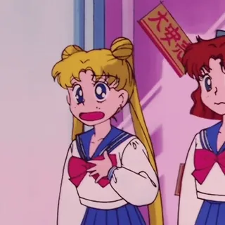 🌙 35eee550 Sailor Moon Anime, Marinaio, Luna, Cartone animato, Uniforme scolastica telegram sticker